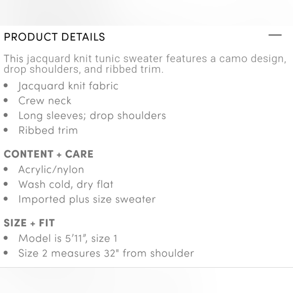 Torrid "Pullover Drop Shoulder Sweater" Green Camo Crew Neck | Women's Size 3X - Picture 9 of 10